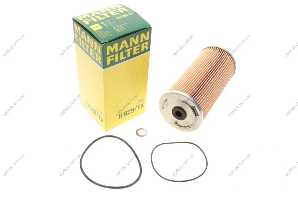 Фільтр масляний двигуна (вир-во) H829/1X MANN H 829/1 X (фото 1)