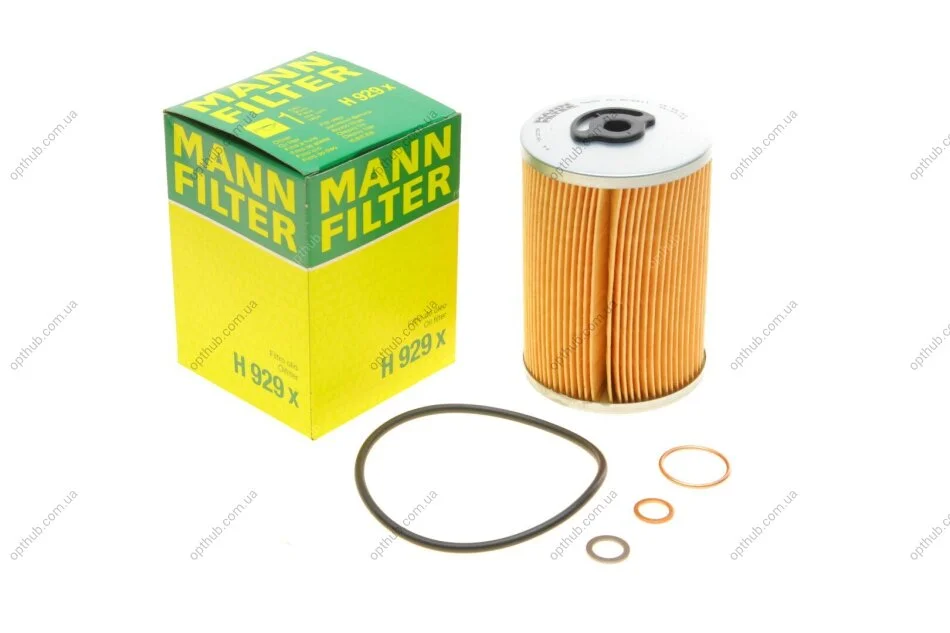 Фільтр масляний MB S-class (W116/W126) -91 (M100/M110/M116) -FILTER UA63 MANN H 929 X (фото 1)