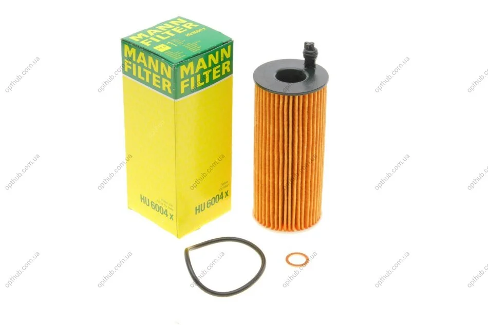 Фільтр масляний двигуна (вир-во) HU6004X MANN HU 6004 X (фото 1)