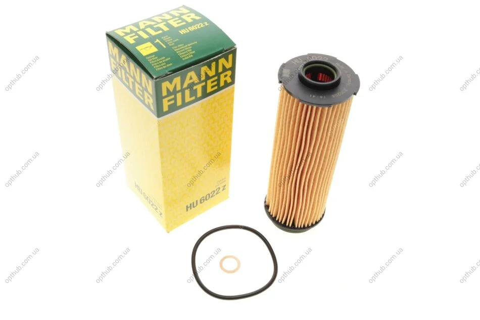 Фільтр масляний BMW 5 (G30/F90) 3.0D 15- (B58/B57) -FILTER UA63 MANN HU 6022 Z (фото 1)