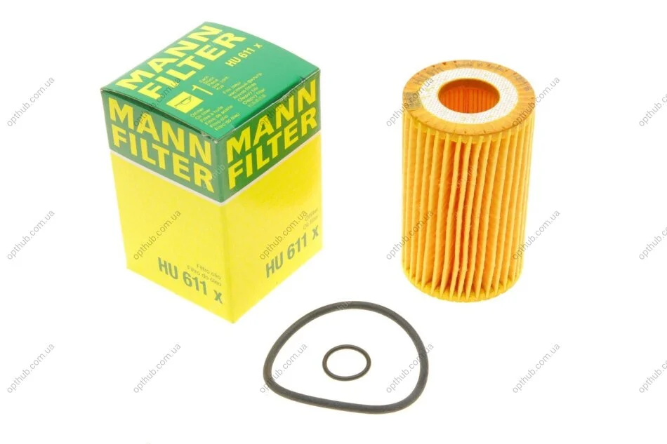 Фільтр масляний Renault Kangoo 1.2 97- -FILTER UA63 MANN HU 611 X (фото 1)