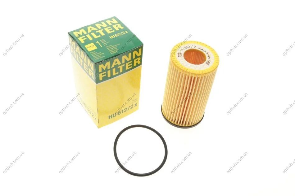 Фильтр масляный двигателя OPEL ASTRA G, H, J 98-, VECTRA C 1.8 06- (пр-во) HU612/2X MANN HU 612/2 X (фото 1)