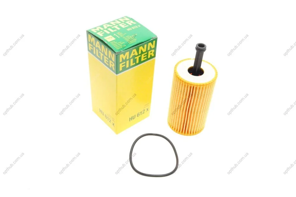 Фильтр масляный Citroen C2/C3/Berlingo/Peugeot 106-306/Partner 1.1i-1.6 00-10/Partner 1.4i 08-15 UA63 MANN HU 612 X (фото 1)