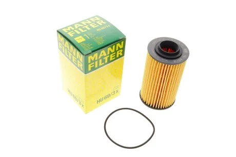 Фільтр масляний Opel Vectra C/Insignia 2.8 V6 05-17 -FILTER UA63 MANN HU 69/3 X