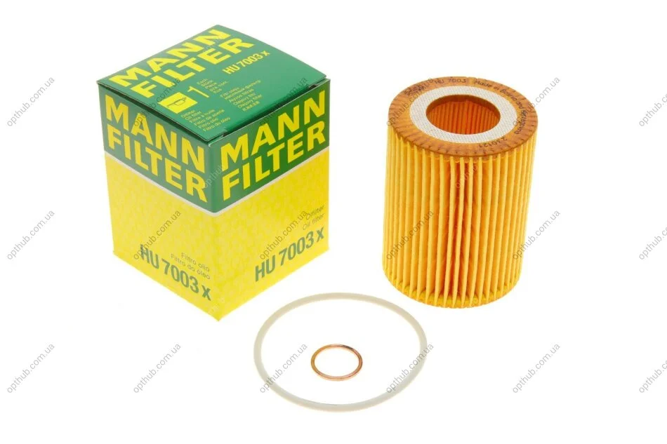 Фільтр масляний BMW 3 (F30/F31) 316/320i12- N13 -FILTER UA63 MANN HU 7003 X (фото 1)
