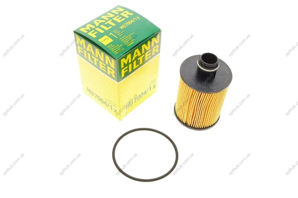 Фільтр масляний двигуна (вир-во) HU7004/1X MANN HU 7004/1 X (фото 1)