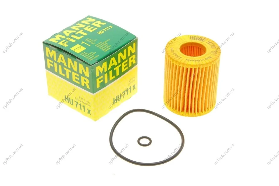 Фильтр масляный двигателя (пр-во) HU711X MANN HU 711 X (фото 1)