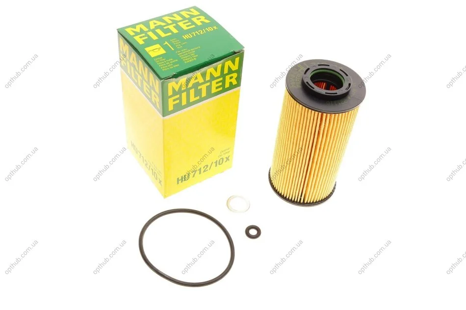 Фильтр масляный двигателя (пр-во) HU712/10X MANN HU 712/10 X (фото 1)