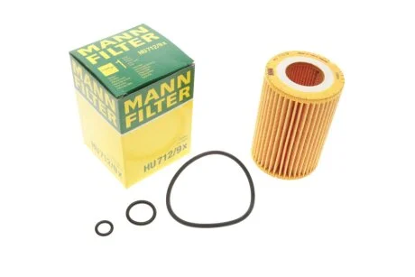 Фильтр масляный двигателя HONDA ACCORD IX 2.2 i-DTEC 08- (пр-во) HU712/9X MANN HU 712/9 X