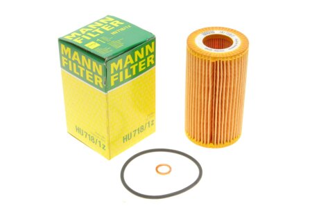 Фільтр масляний BMW 3 (E46)/ 5 (E39) 00-05 M47 D20 -FILTER (opt-om) MANN HU 718/1 Z