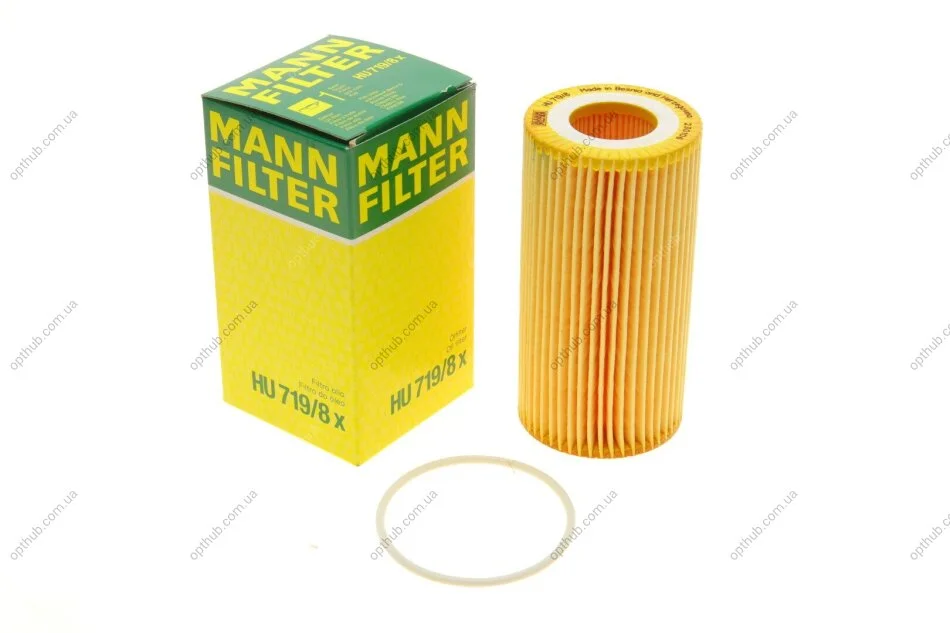 Фільтр масляний двигуна FORD FOCUS, MONDEO, S-MAX (вир-во) HU719/8X MANN HU 719/8 X (фото 1)