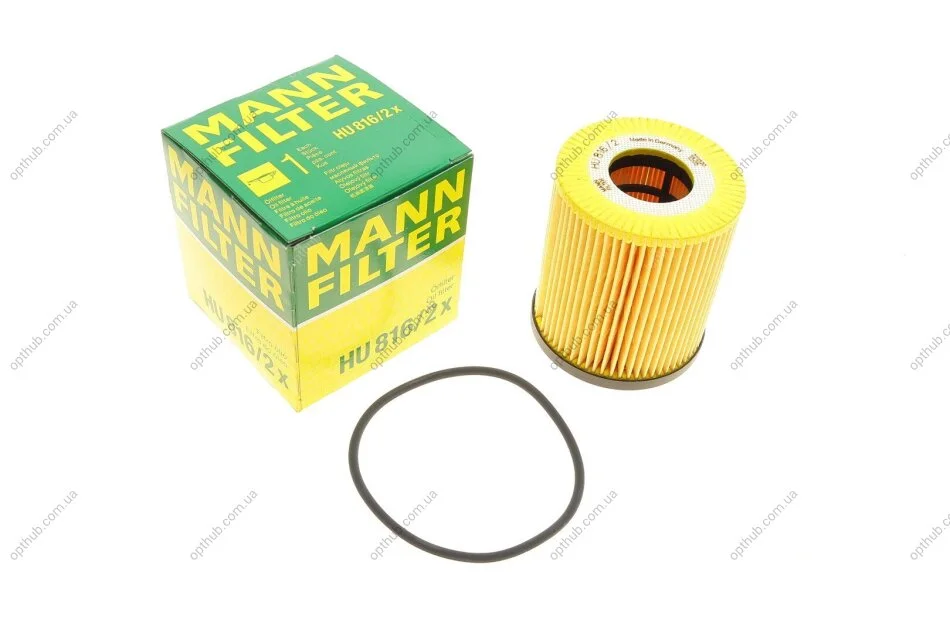 Фільтр масляний MINI Cooper 1.6i 01-07/Fiat Tipo 1.6i 15- -FILTER UA63 MANN HU 816/2 X (фото 1)