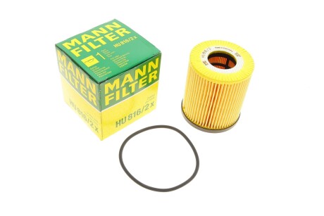 Фільтр масляний MINI Cooper 1.6i 01-07/Fiat Tipo 1.6i 15- -FILTER UA63 MANN HU 816/2 X