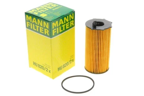 Фильтр масляный двигателя (пр-во) HU820/2X MANN HU 820/2 X
