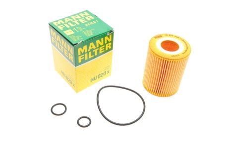 Фільтр масляний двигуна OPEL ASTRA G, H, CORSA C 1.7 CDTI 00- MANN HU 820 X