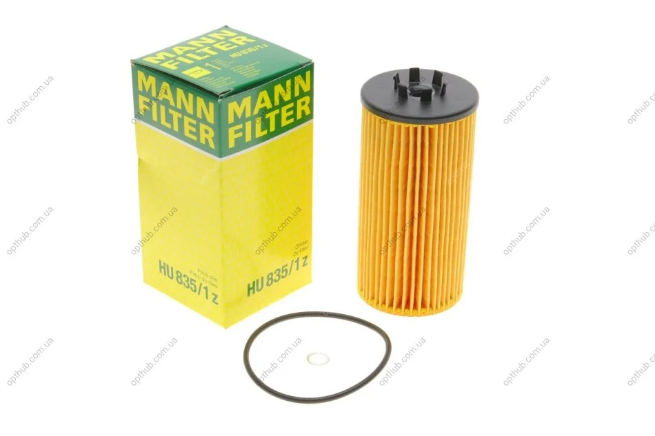 Фільтр масляний Audi A4/A6/A8 4.2i 02-16 -FILTER UA63 MANN HU 835/1 Z (фото 1)