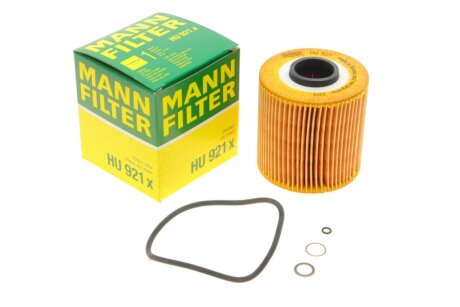 Фільтр масляний BMW 3 (E30/36)/5 (E34) 1.6/1.8i 87- (M40/M43) -FILTER UA63 MANN HU 921 X