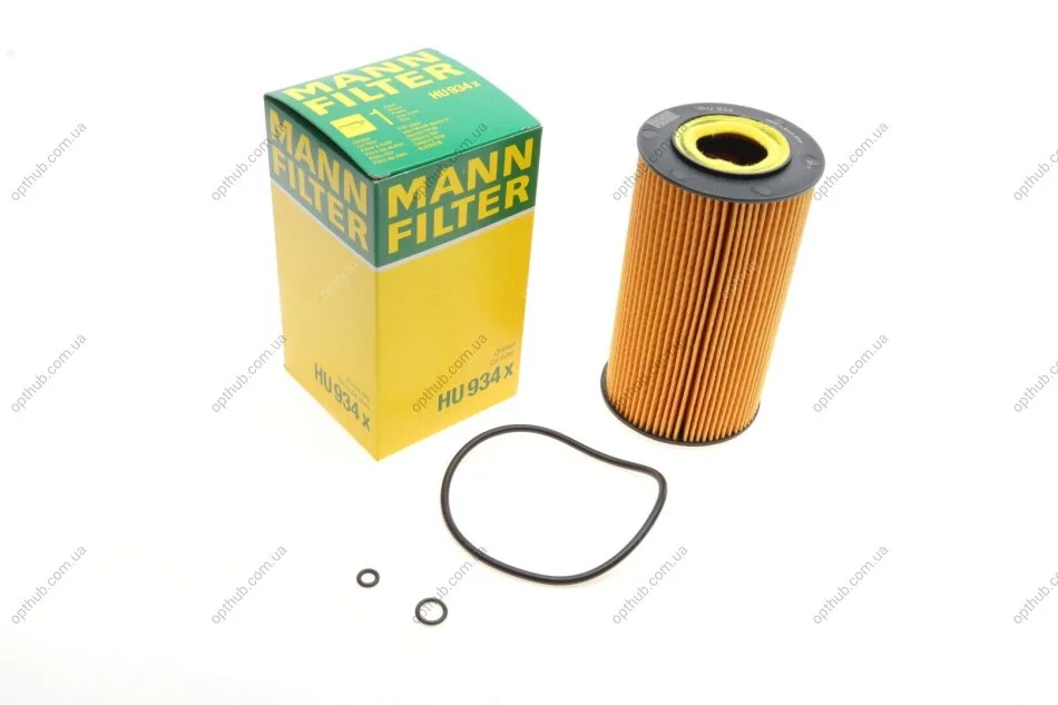 Фільтр масляний двигуна MB E, M, S 400 CDI 00-09 (вир-во) HU934X MANN HU 934 X (фото 1)