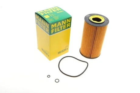 Фільтр масляний двигуна MB E, M, S 400 CDI 00-09 (вир-во) HU934X MANN HU 934 X