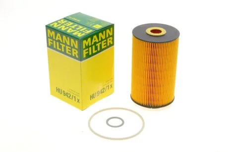 Фільтр масляний Audi A8 3.3 TDI Quattro 00-02 -FILTER HU 942/1 X (opt-om) MANN HU942/1X