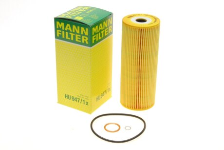 Фільтр масляний HU947/1x MANN HU 947/1 X