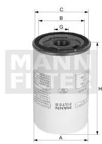Масляний фільтр (фільтр, що вгвинчується) INGERSOLL RAND IN 10 50HZ, IN 15 50HZ, IN 7,5 50HZ MANN LB 962/8 (фото 1)