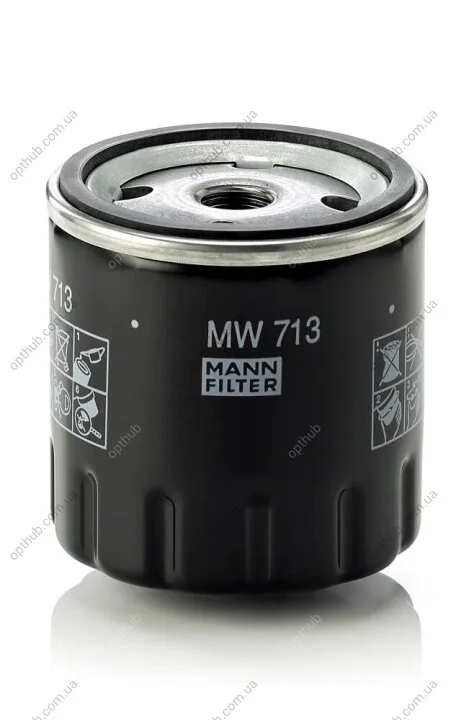 Фильтр масляный MANN MW713 (фото 1)