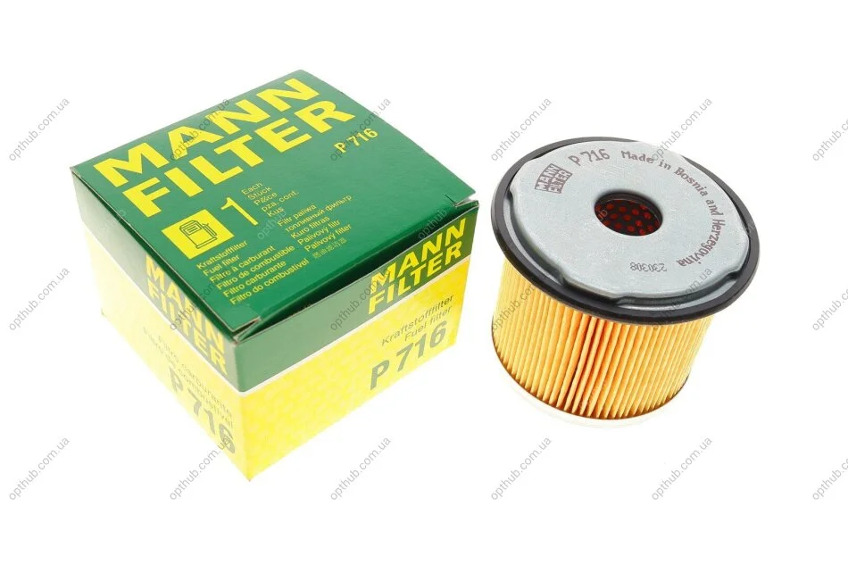 Фільтр паливний Fiat Scudo 1.9TD 85-06 -FILTER UA63 MANN P 716 (фото 1)