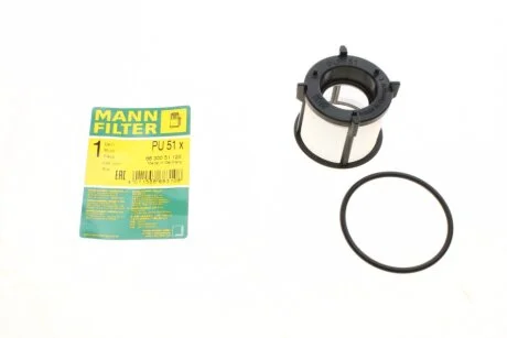 Фильтр топливный MB Atego 98-/Axor 02-/Actros 96- 4.3D-7.2D OM904/906/902/900/924 -FILTER UA63 MANN PU 51 X