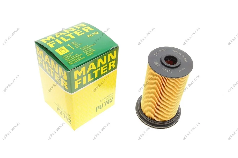 Фільтр паливний BMW 3 (E46) 2.0D 98-05 (M47) -FILTER UA63 MANN PU 742 (фото 1)