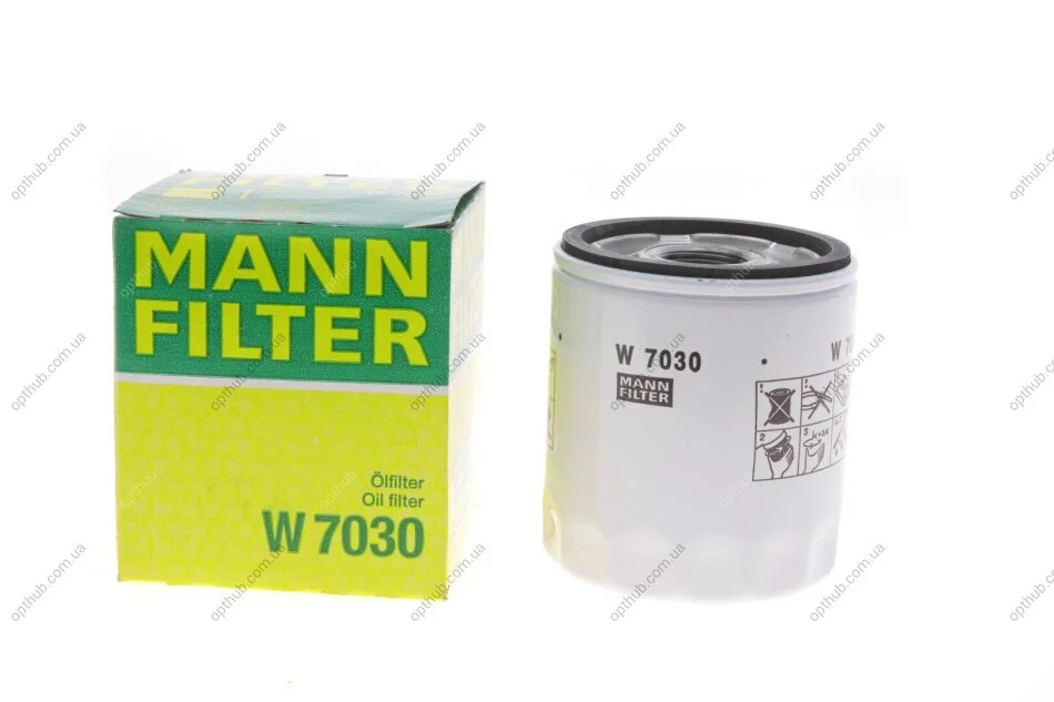 Фильтр масляный двигателя (пр-во) MANN W7030 (фото 1)