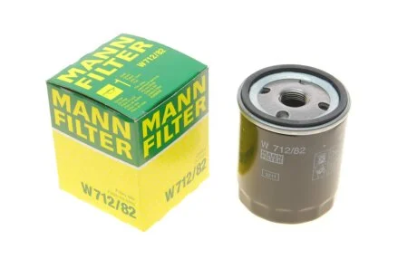 Фильтр масляный двигателя (пр-во) W712/82 MANN W 712/82