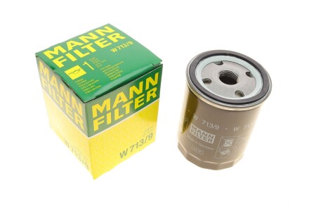 Фільтр масляний Land Rover Defender 2.5 TD5 98-16/Discovery 2.5 TD5 99-04 (h=100mm) -FILTER UA63 MANN W 713/9
