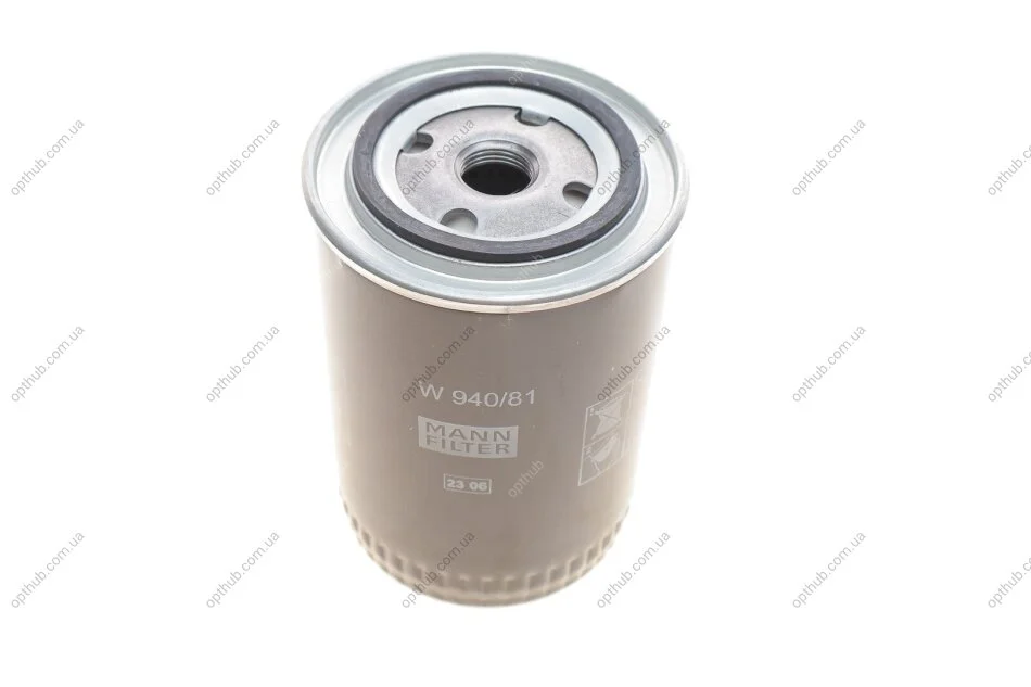Фільтр масляний Toyota Land Cruiser (J4/J5/J6/J7/J8) 2.4-3.4 D/2.4-4.5 69-97 -FILTER W 940/81 UA63 MANN W940/81 (фото 1)