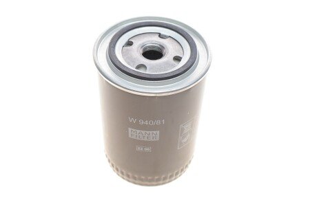 Фільтр масляний Toyota Land Cruiser (J4/J5/J6/J7/J8) 2.4-3.4 D/2.4-4.5 69-97 -FILTER W 940/81 UA63 MANN W940/81