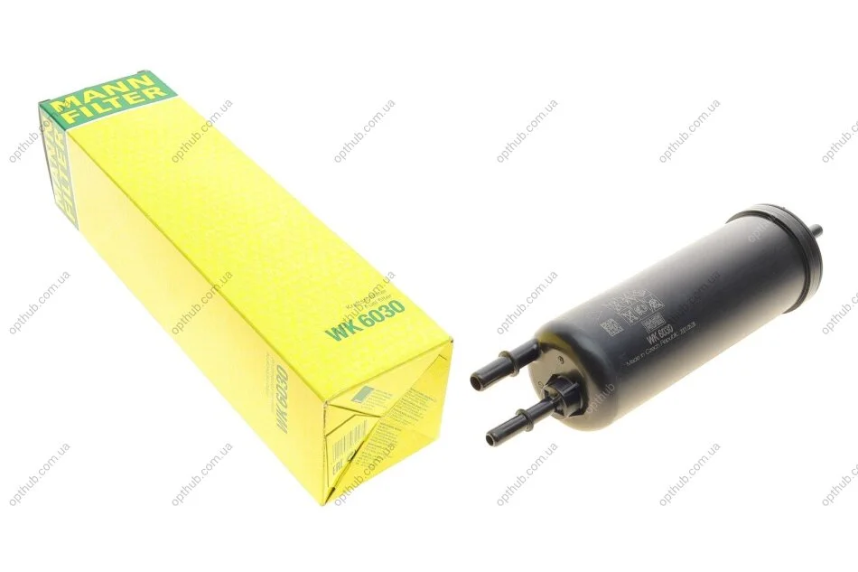 Фільтр паливний BMW 3 (F30/F80) 11-/5 (F10/F11/G30/F90) 09- (B48/B58/S63/N55) -FILTER UA63 MANN WK 6030 (фото 1)