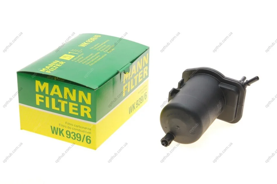 Фільтр паливний Renault Kangoo 1.5 DCI 01- -FILTER (opt-om) MANN WK 939/6 (фото 1)