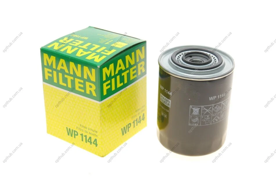 Фильтр масляный двигателя (пр-во) WP1144 MANN WP 1144 (фото 1)