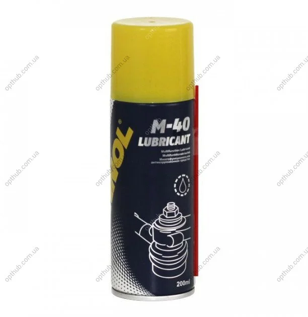 Багатофункціональне мастило MANNOL M-40 Lubricant (аерозоль)(аналог WD-40), 200мл. Mannol 9898 (фото 1)