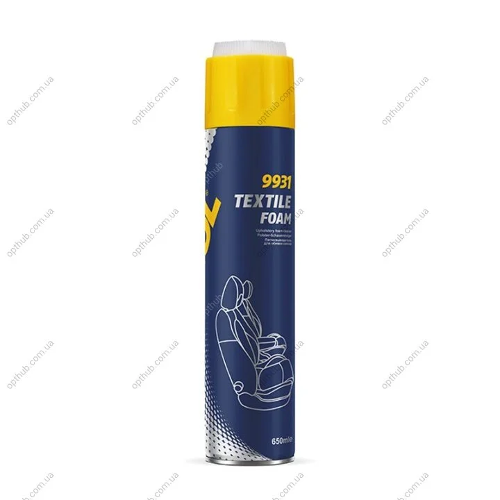 Засіб для чищення текстильних виробів Textile Foam (650 ml) MANNOL Mannol 9931 (фото 1)