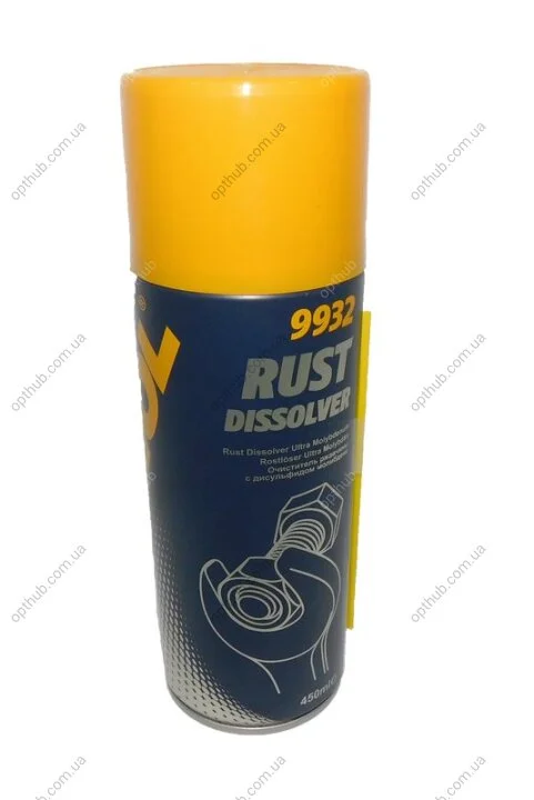 Розчинник іржі (Рідкий ключ) MANNOL Rust Dissolver(аерозоль), 450 мл. Mannol 9932 (фото 1)