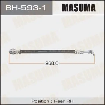Шланг гальмівний (BH-593-1) MASUMA BH5931 (фото 1)