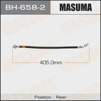 ШЛАНГ тормозной (BH-658-2) MASUMA BH6582 (фото 1)