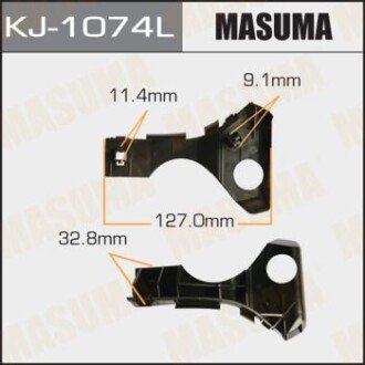 Кронштейн переднего бампера левый Toyota Corolla (02-07) (KJ-1074L) MASUMA KJ1074L