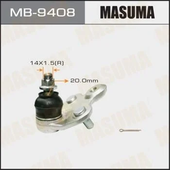 Опора шаровая (MB-9408) MASUMA MB9408 (фото 1)