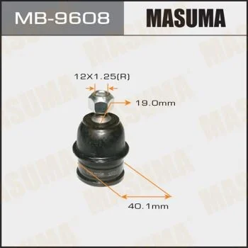 Опора шаровая заднего поперечного рычага Mitsubishi Pajero (06-) (MB-9608) MASUMA MB9608 (фото 1)