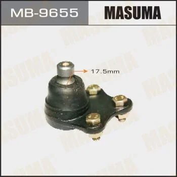 Опора кульова передня нижня FORD FIESTA V (JH_, JD_) 01-14, FUSION (JU_) 02-12/MAZDA 2 (DY) 03-07 MASUMA MB9655 (фото 1)