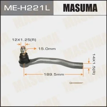 Наконечник рульової Honda CIVIC 06- MASUMA MEH221L (фото 1)