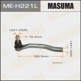 Наконечник рульової Honda CIVIC 06- MASUMA MEH221L