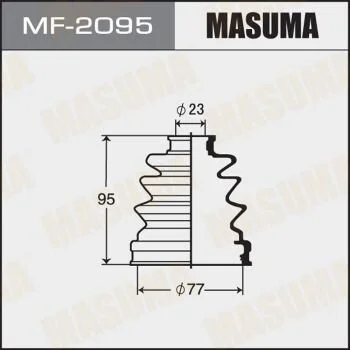 Пыльник ШРУС наружного Mazda 3 (03-08)/ Nissan Primera (-01) (MF-2095) MASUMA MF2095 (фото 1)